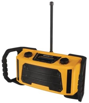 Velleman robustes Baustellenradio - DAB/DAB+/FM - 2 x 2,5 W