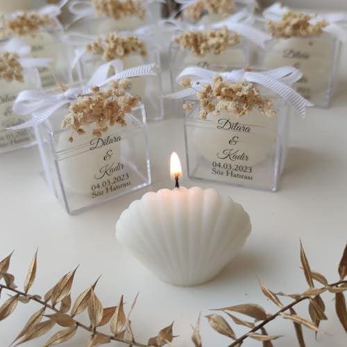 detalles bautizo para invitados, velas concha personalizadas Detalles Comunion, Bautizo, Boda, Regalito Invitados, ideal como regalo recuerdos comunion (juego de 150)