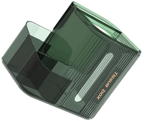 Uonlytech Caja Organizadora para Pañuelos de Papel de Pet Transparente Resistente Bordes Soporte de Escritorio Multifuncional para Hogar y Oficina Almacenamiento Compacto para Cosméticos y