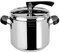 Lagostina La Classica Schnellkochtopf mit Korb und Ecodose, Ø 22 cm, 7 l, Metall, Stahl E Schwarz