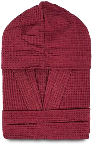 Nada Home Accappatoio Nido d’Ape Unisex Uomo Donna con Cappuccio – 100% Cotone Ultra Assorbente
