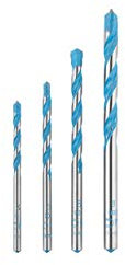 Bosch Professional 260925C100 Set De 4 Brocas Multiuso Accesorio De Taladro De Percusión