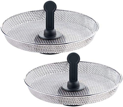 SPARES2GO Fritteuse / Snackkorb, kompatibel mit Tefal Actifry Serie 001-1 Serie, 1 kg, 1,2 kg, 2 Stück