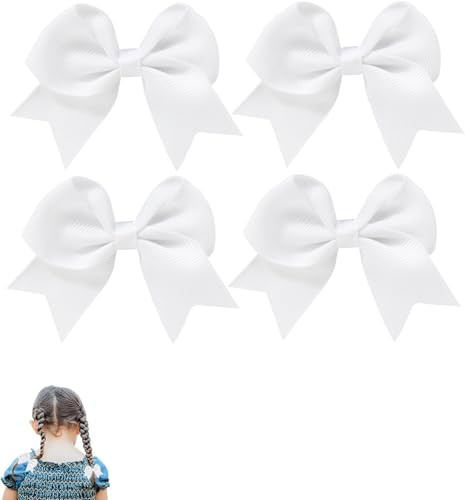 4Pcs Hair Bows for Girls and Women Elegant Bow Hair Clips
