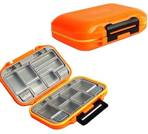 Goture Tacklebox,Kleinteilebox Angeln,Tackle Box Angeln,Köderbox,Angelbox kiste koffer，Angelzubehör BoxenAngel Tackle Box für Gummifische Wobbler Blinker,Größe S/M/L