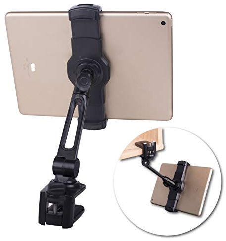 ZenCT Aluminium-Tablet-Halterung für 4,7-12,9 Zoll iPad Pro/iPad Air/iPad2/3/4, Kindle, Android, Switch - Schwarz