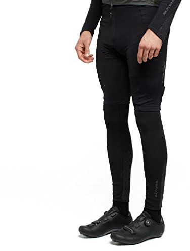 Altura Unisex-Beinwärmer, wasserabweisend, Thermo-Radsport, Schwarz, Größe L/XL