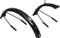 PUKY Fahrrad Schutzblechset LS-PRO 18 Black | Leichtgewicht & Robust | Einfache Montage & Sturzsicherung | Universell für 18 Zoll Räder | Spritzschutz & Sicherheit