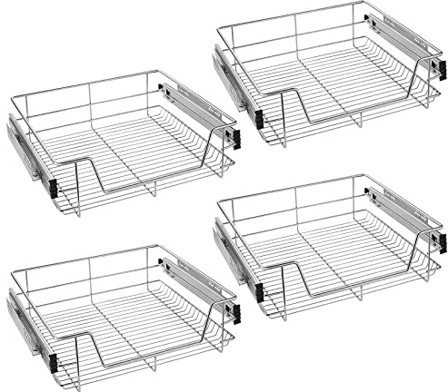 UISEBRT 4X Cajón de Cocina Cajón telescópico 60cm - Armario extraíble de Cocina (60cm)