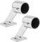 2 Stück Handlauf Endstück 25mm 60° Handlaufendstück aus Edelstahl Haltegriff Marine Boot Yacht Handlaufdurchlass Geländer Reling Durchlass Hardware