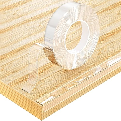 Vicloon Kantskydd, 5M kantskydd för baby, Nano Spårlösa extra stark Transparent Självhäftande Hörnskydd för Bord Kantskydd för Kantskydd av möbler, kylskåp och bord