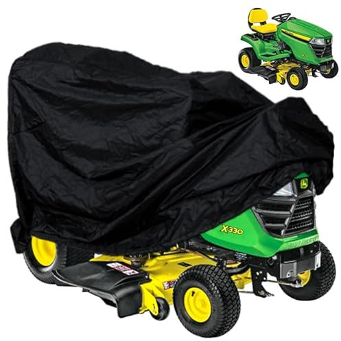 LP93647 Schwere Aufsitzrasenmäher Abdeckung für John Deere X300 - X700 Serie Aufsitzmäher, 330D Oxford Stoff Regen Schutz vor Staub, Schmutz, Schnee, Regen, Sonnenstrahlen, Versorgung Allwetter