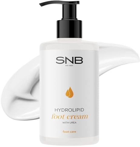SNB Professional Hydrolipide Crema piedi 250 ml con 8% di urea e glicerolo | 85% degli ingredienti aggiunti sono di origine naturale | cura dei piedi | Per pelli molto secche e screpolate