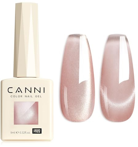 CANNI UV Gel Nagellack Cat Eyes Glitzer Nagellack Gel Nail Polish Farbgel für Gelnägel UV Lack Soak Off gellack für UV Lampe 8001