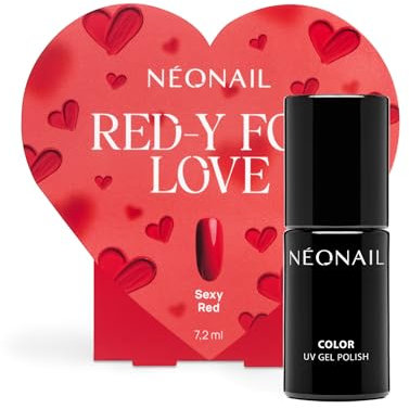 NÉONAIL UV Nagellack 7,2 ml - RED-Y FOR LOVE - Sexy Red - Rot - NÉONAIL Farben - UV Lack - Gel Nägel - Nageldesign