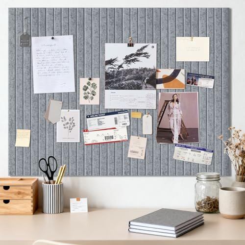 Tablón de anuncios grande autoadhesivo 90 x 60 cm, autoadhesivo, tablón de anuncios decorativo de fieltro, tablero de fotos plegable, tablero de notas para oficina, hogar y habitación infantil