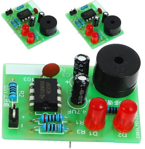 Warmhm Soldering Practice Kit 3 Sets Diy Electronic Flash Circuit Practice Board for Beginners Smd Soldering Kit with Components for Hobby Projects and Electronics Learning