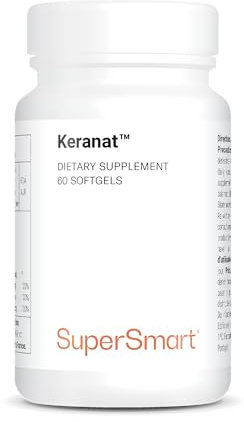 Keranat ™ - Salute dei capelli e del cuoio capelluto - Anticaduta - Arricchito con zinco e biotina (vitamina B8) - Aiuta a mantenere il normale metabolismo - Ingredienti naturali - SuperSmart