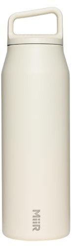 MiiR Wide Mouth Water Bottle - 32oz Insulated Water Bottle in Stainless Steel with Double Wall Vacuum Insulation, Leakproof Design, Keeps Drinks Hot or Cold