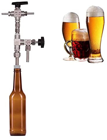 Flaschenfüller, 304 Edelstahl-Gegendruck-Bierflaschenfüller, Home Brew CO2-Bierbrauset für Heimbraugeräte