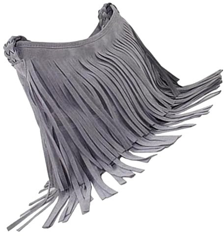 GALPADA Fransen Umhängetasche Für Damen Modische Quasten Schultertasche Vintage Crossbody Handtasche Geräumig Und Vielseitig Für Freizeit Und Alltag