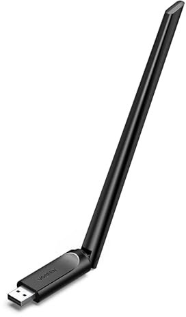 UGREEN Antena WiFi 6 USB Stick AX900 Adaptador 5GHz 2.4GHz Pincho de Doble Banda 6dBi Inalámbrico Dongle Modo Station y Soft Ap para Ordenador Compatible con Windows 11/10/Linux