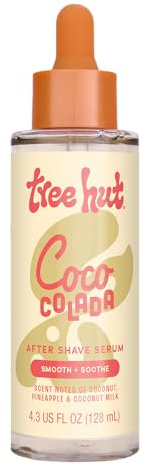 Tree Hut Coco Colada After Shave Serum, Helps Keep Skin Smooth & Soothed After Shaving, Sensitive, 4.3 Fl Oz