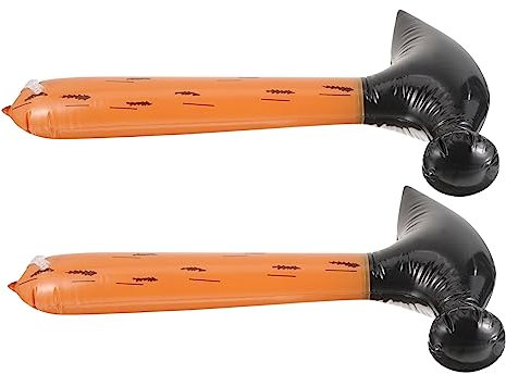 ibasenice 2pcs Inflatable Hammers for Kids Pvc Toys Large Hard Handle Hammer Birthday Party Decorations