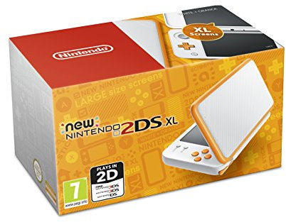 Nintendo Handheld Console - New Nintendo 2DS XL - White and Orange (Nintendo 3DS)