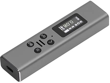 Contatore Geiger Rivelatore di Radiazioni Nucleari, Monitor Digitale di Radiazioni Nucleari Dosimetro Ricarica USB Tester Portatile di Radiazioni Beta Gamma X con Display TFT HD (D'argento)