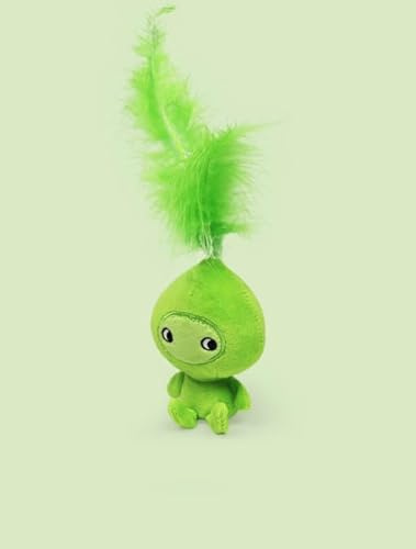 UNITED PETS Aromastories - Gemma Morbido Peluche con squeaker e essenza calmante per gatti o cani piccoli, tecnologia brevettata, gli squeaker rilasciano aromi. Verde