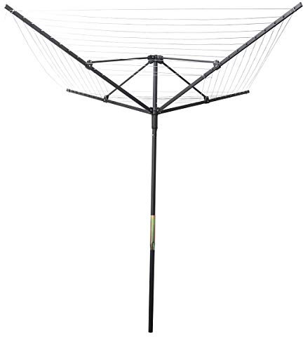 Tendedero for paraguas Secadora de ropa Secadora de ropa en forma de paraguas plegable de aluminio Tendedero for colgar en el hogar al aire libre Tendedero giratorio Tendedero Secadora Organizador de