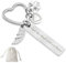 Sugeru Herz Schlüsselanhänger für mama | schutzengel schlüsselanhänger mama personalisiert | geschenke für mama,muttertag geschenk für mama,gift for mom,besondere geschenke mama (Silber-Engel Mama)