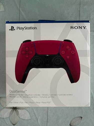 Sony Official PlayStation 5 - DualSense Wireless Controller - Cosmic Red (PS5)