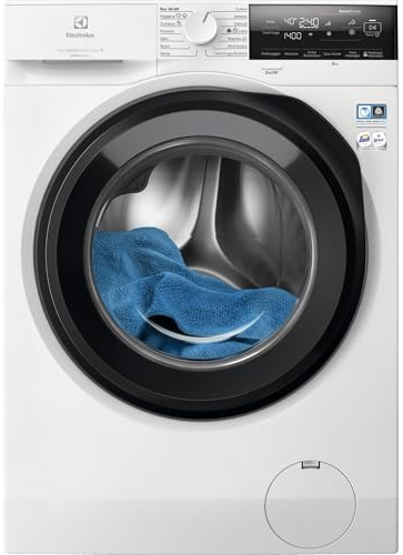 Electrolux 600 Lavatrice a carica frontale, EW6FA39GQ, 9 Kg, SensiCare, AutoDose, Gentle Care, Partenza ritardata/da remoto, Time Manager, 847x597x636 mm, Color Bianco, Classe A