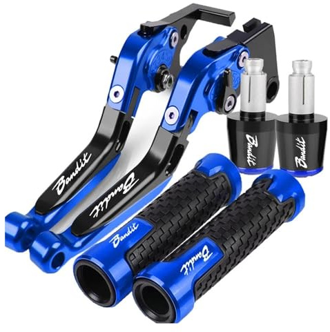 Levier Frein Moto pour Suzuki GSF 600 pour Bandit 1995-2004 Levier d'embrayage De Frein De Moto GSF600 22MM Poignées De Guidon Extrémités(16)