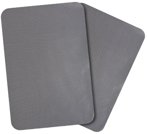 Lot de 2 pare-soleil de voiture | Film de protection solaire de voiture | Autocollant statique en maille pour fenêtre | Anti-UV en PVC bloquant le verre électrostatique autocollant pour SUV