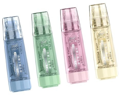 Rollo de cinta correctora de 6 mm x 6 m, cinta correctora de secado rápido para periódicos, suministros escolares y oficinas