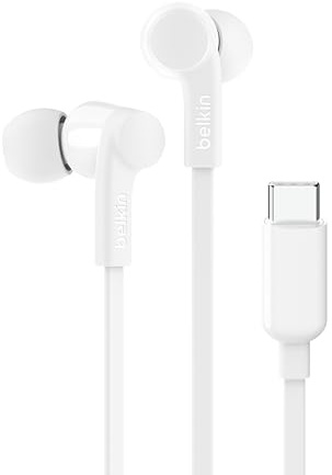Belkin Headphones with USB-C Connector, White