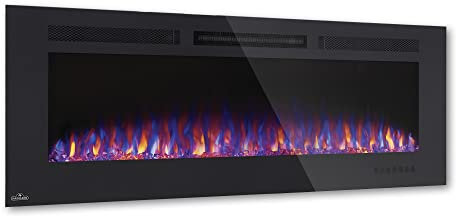 Napoleon Elektrokamin Allure Phantom 60 (152cm) - Premium Fire, Kamin mit heizung und LED flammeneffekt, elektro kaminfeuer, elektrischer kamine, kaminofen elektrisch, wand und einbaukamin