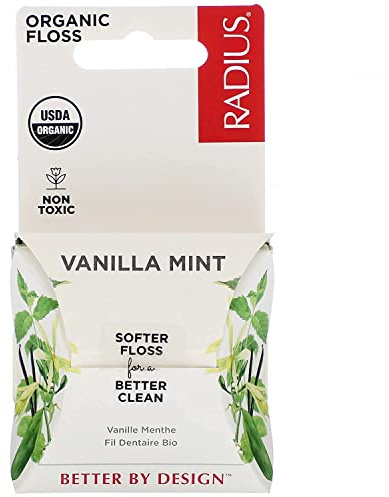 RADIUS, Bio-Zahnseide, Vanilleminze, 50 m, 1 Packung