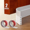 NANIWAAIYO Draft Excluder for Doors 2 Pack, Self Adhesive Door Draft Excluder Strip for Soundproofing and Energy Efficiency, 2 W x 39 L White Draught Excluder for Doors
