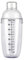 1 x 700 cc leerer transparenter Kunststoff-Cocktail-Shaker, abnehmbarer Milch-Teekanne, Misch-Shaker mit Skala und Sieb, für Getränke, Wein, Tee, Mixer, Shaker, Flasche, Eistee, Shaker, für Bar,Party