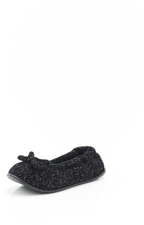 Damart - Chaussons en Velours Femme Noir Taille 41