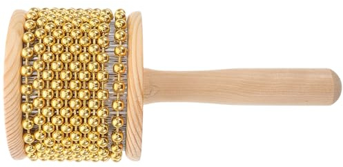 Cabasa Schlagzeug Gold und Metall für Rhythmusklänge