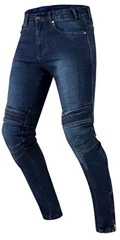 OZONE MOTO Hornet II Motorradjeans Motorradhose Herren | Aramidfaser Futter | Knieprotektoren | Flexible Einsätze | Slim Fit