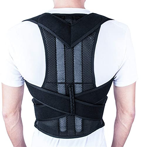 Buckelkorrektur Rückenbandage Wirbelsäule Rückenorthese Skoliose Lendenwirbelstütze Wirbelsäule gebogene Orthese Fixierung für Haltungskorrektur (Größe: XXL) (XXX)