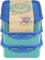 LocknLock Eco Square Food Containers with Lids Set of 3 - Plastic Airtight & Watertight Food Storage Containers, BPA Free & Dishwasher Safe, 3 x 870ml