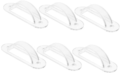 jojofuny 6pezzi Copertura Interruttore Trasparente Protezione Di Ragazzo Ragazza Per Interruttori Bilanciere Parete Design Americano Elegante Per Casa e Ufficio