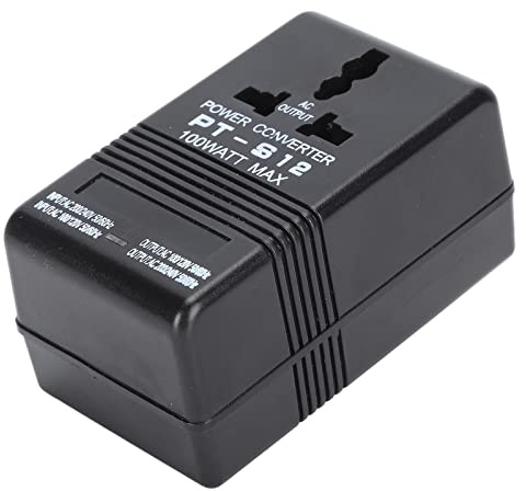 Yosoo Health Gear 100W Voltage Converter, AC 100V-120V to 220V-240V Step Up/Down Power Adapter Transformer, Travel Power Converter for Hair Dryers, Coffee Machines and Small Appliances